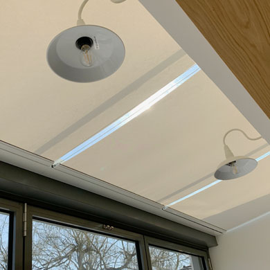 Guide wire roof blinds - SM2