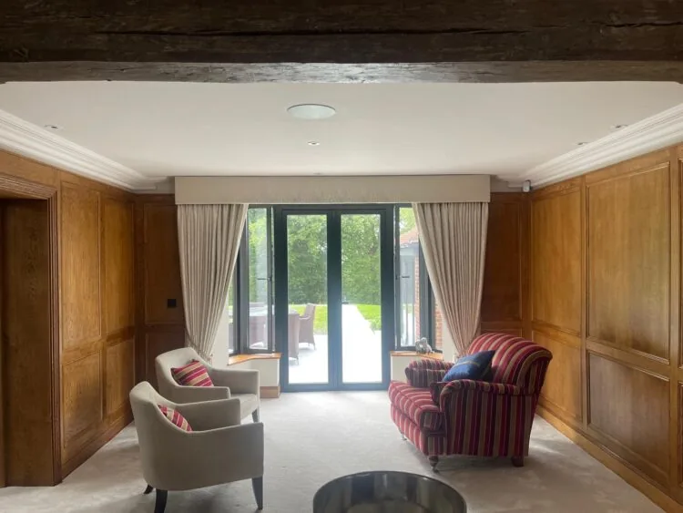 Handmade pinch pleat curtains